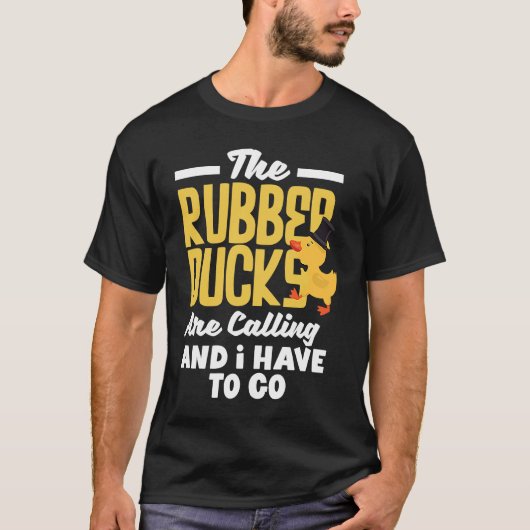 Rubber met rubberen vuilnisbeltjes noemen ze grapp t-shirt (Voorkant)