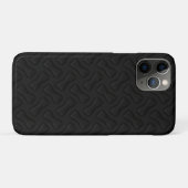 Rubber nieuwe band zwart Case-Mate iPhone case (Achterkant (horizontaal))