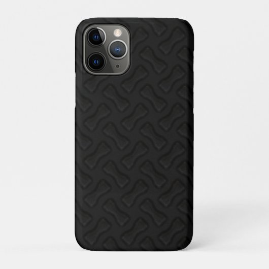 Rubber nieuwe band zwart Case-Mate iPhone case (Achterkant)
