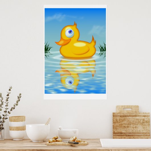 Rubber Quack Poster (Keuken)
