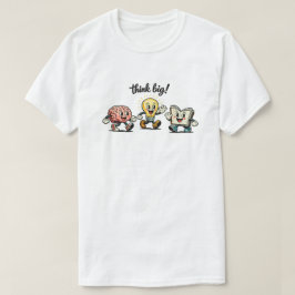 Rubber Slang Cartoon Denk Groot T-shirt