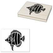 Rubber Stamp - Angel Fish Rubberstempel (Gestempeld)