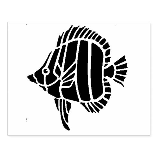 Rubber Stamp - Angel Fish Rubberstempel (Afrduk)