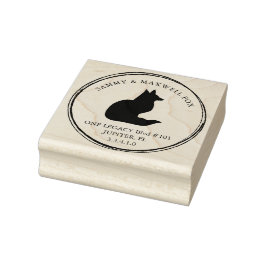 Rubber Stamp Gepersonaliseerde Retour Adres Fox Th Rubberstempel
