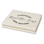 Rubber Stamp - Handgemaakte zeep Bedrijfsnaam Rubberstempel (Stempel)