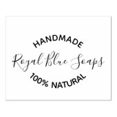 Rubber Stamp - Handgemaakte zeep Bedrijfsnaam Rubberstempel (Afrduk)