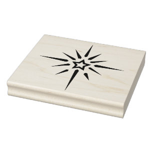 Rubber Stamp - Kerstmis Noordelijke Ster Rubberstempel