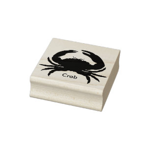 Rubber Stamp_ Krab II_Multi Kleuren _Ink Rubberstempel