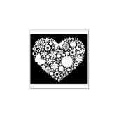 Rubber Stamp - Lace Heart Rubberstempel (Afrduk)