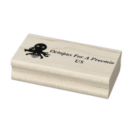 Rubber Stamp Octopus voor een Preemie US Rubberstempel