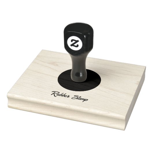 Rubber Stamp Slanke Gepersonaliseerde Cirkel Logo  Rubberstempel (Stempel)