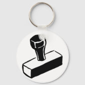 Rubber Stamp Sleutelhanger (Achterkant)