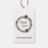 Rubber Stamp Style Label Craft Articles Handmade Cadeaulabel (Voorkant)