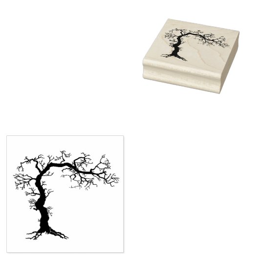 Rubber Stamp - Twisted Roots Rubberstempel (Gestempeld)