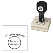 Rubber Stamp voor studentenmotivatie. Rubberstempel (Gestempeld)