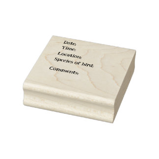 Rubber stamp voor vogelaarsdetails. rubberstempel