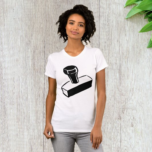 Rubber Stamp Vrouwen T-shirt