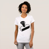 Rubber Stamp Vrouwen T-shirt (Voorkant volledig)