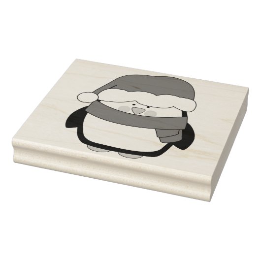 Rubber Stempel - Kerst Pinguïn (Stempel)