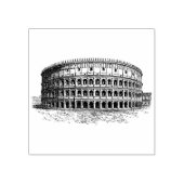Rubber stempel met  Colosseum (Afrduk)
