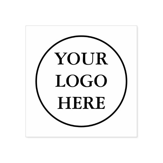 Rubber stempel met eigen logo (Afrduk)