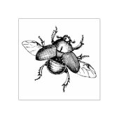 Rubber stempel met  Kever (Afrduk)