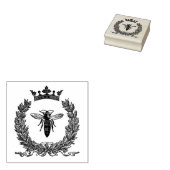 Rubber stempel met queen bee (Gestempeld)