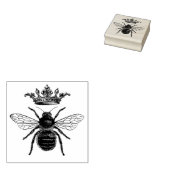 Rubber stempel met queen bee (Gestempeld)