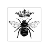 Rubber stempel met queen bee (Afrduk)