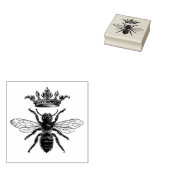 Rubber stempel met  queen bee (Gestempeld)