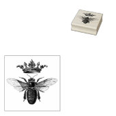 Rubber stempel met queen bee (Gestempeld)
