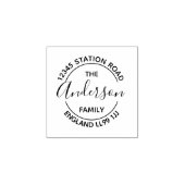 Rubber Stempel - Naam & Adres (Afrduk)