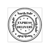 Rubber Stempel - Postzegel Van De Noordpool (Afrduk)