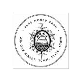 Rubber stempel | Pure Honey rubber stempel (Afrduk)