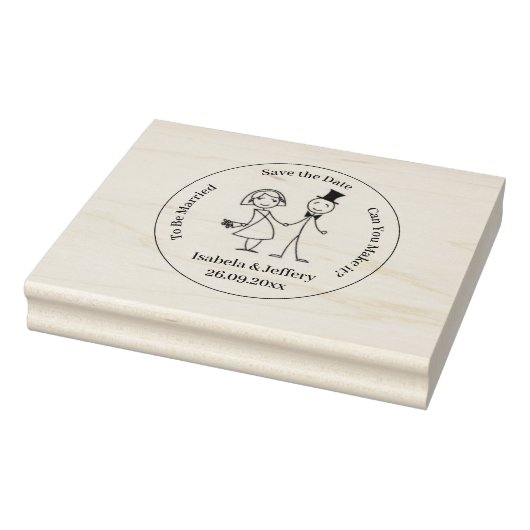 Rubber Stempel - Save The Date (Stempel)