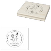 Rubber stempel - sla de datum op (Gestempeld)