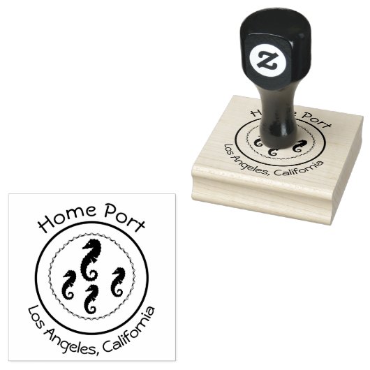 Rubber Stempel - Thuishaven (Gestempeld)