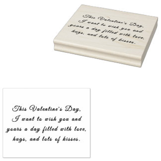 Rubber Stempel - Valentijnsdag - Liefde Knuffels K