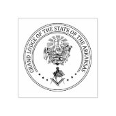 Rubber stempel Vrijmetselarij van Arkansas (Afrduk)