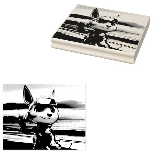 Rubber stempels & inkt (Gestempeld)