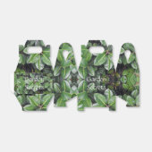 Rubber Tree Leaf Patroon Bedankdoosjes (Uitgevouwen)