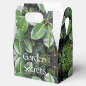 Rubber Tree Leaf Patroon Bedankdoosjes (Geopend)