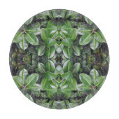 Rubber Tree Leaf Patroon Snijplank (Voorkant)