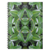 Rubber Tree Patroon Notitieboek (Voorkant)