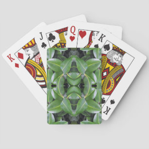 Rubber Tree Patroon Pokerkaarten