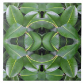 Rubber Tree Patroon Tegeltje (Voorkant)