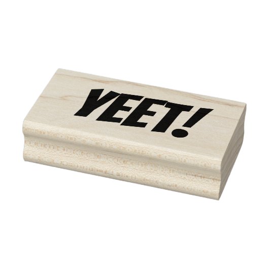 Rubber "YEET!" stempel (Stempel)