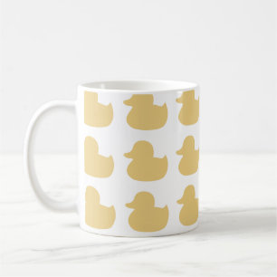 Rubber Yellow Ducky Design Koffiemok