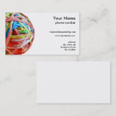 Rubberbandkogel Visitekaartje (Voorkant / Achterkant)