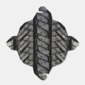 Rubberbandstijl automobieltextiel bedankdoosjes (Uitgevouwen)